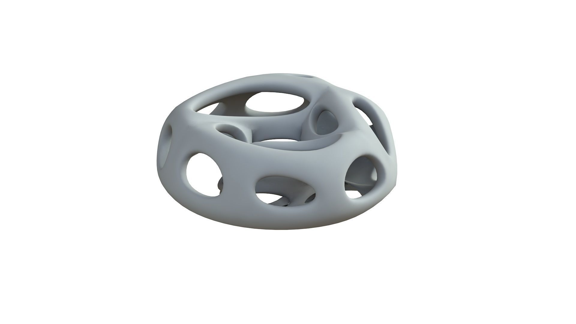 SciFi Cube Object No 66295 Low Poly Shape Low-poly 3D model_7