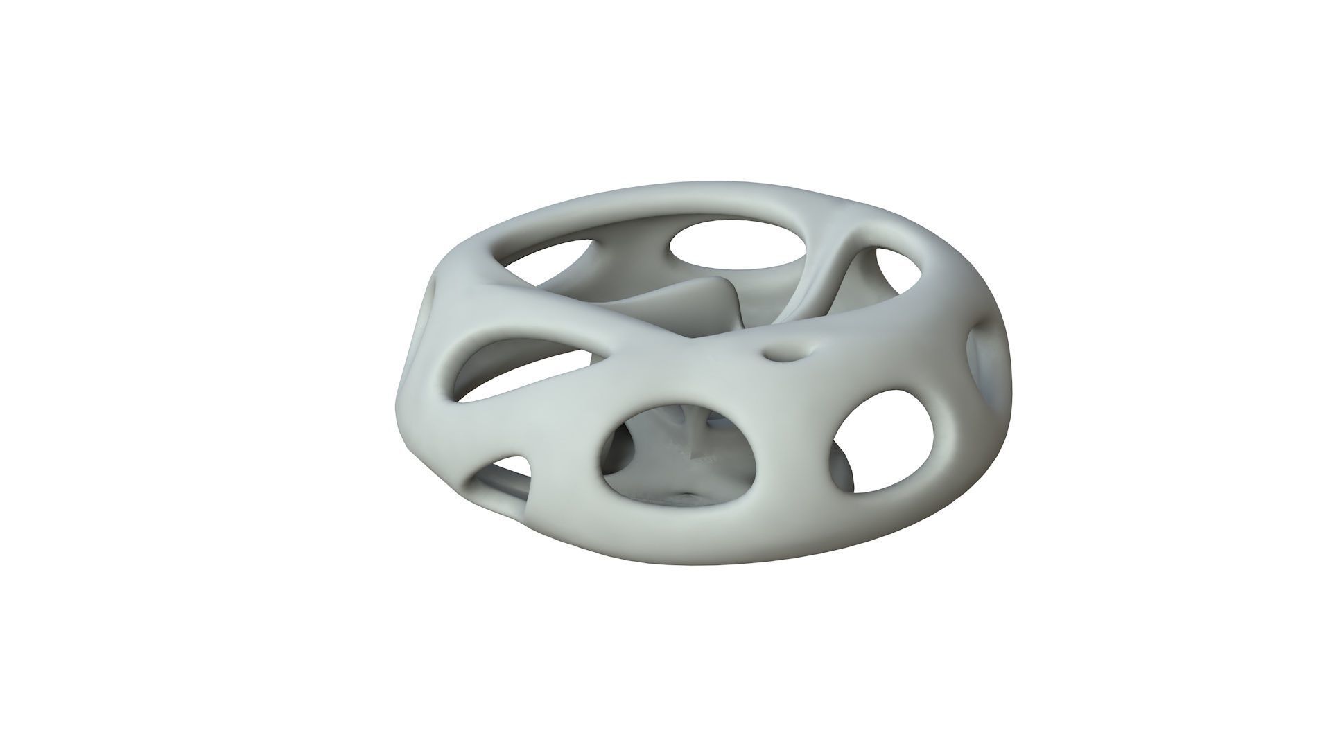 SciFi Cube Object No 66295 Low Poly Shape Low-poly 3D model_1