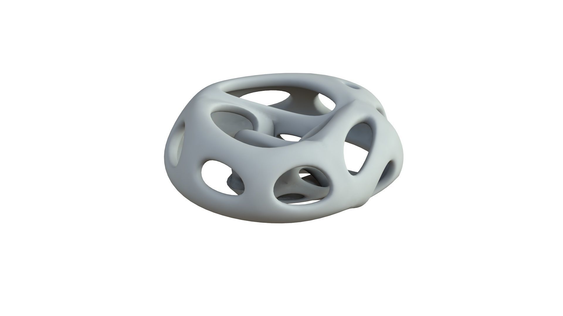 SciFi Cube Object No 66295 Low Poly Shape Low-poly 3D model_5