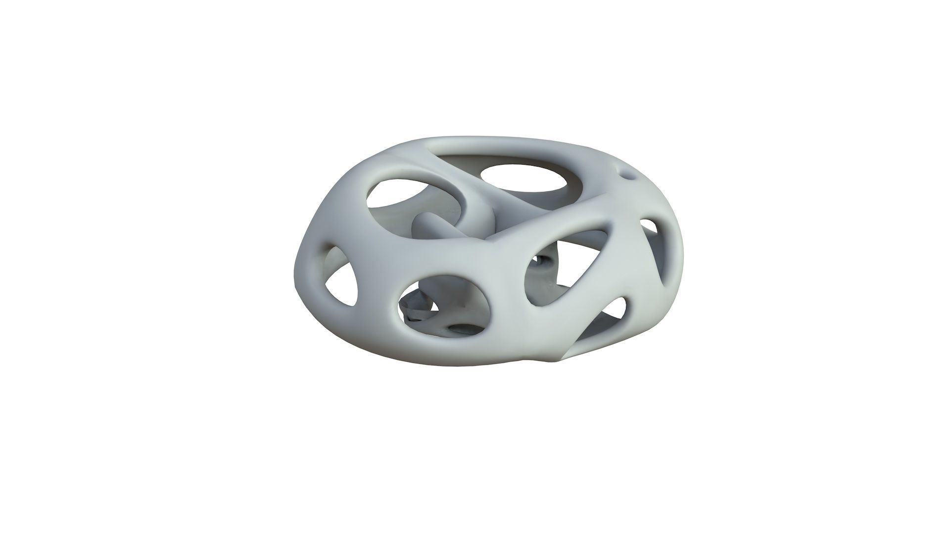 SciFi Cube Object No 66295 Low Poly Shape Low-poly 3D model_4