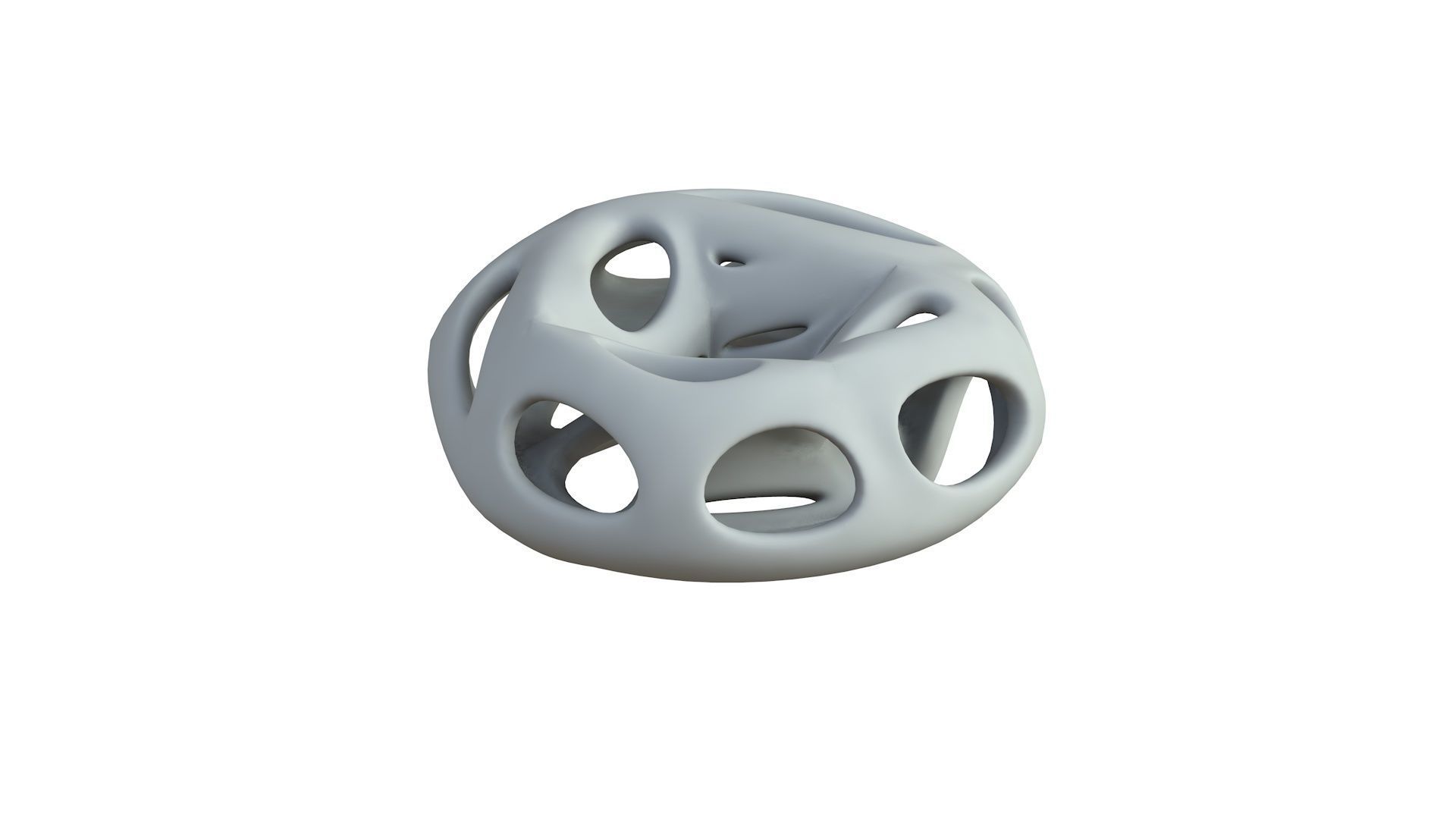 SciFi Cube Object No 66284 Low Poly Shape Low-poly 3D model_5