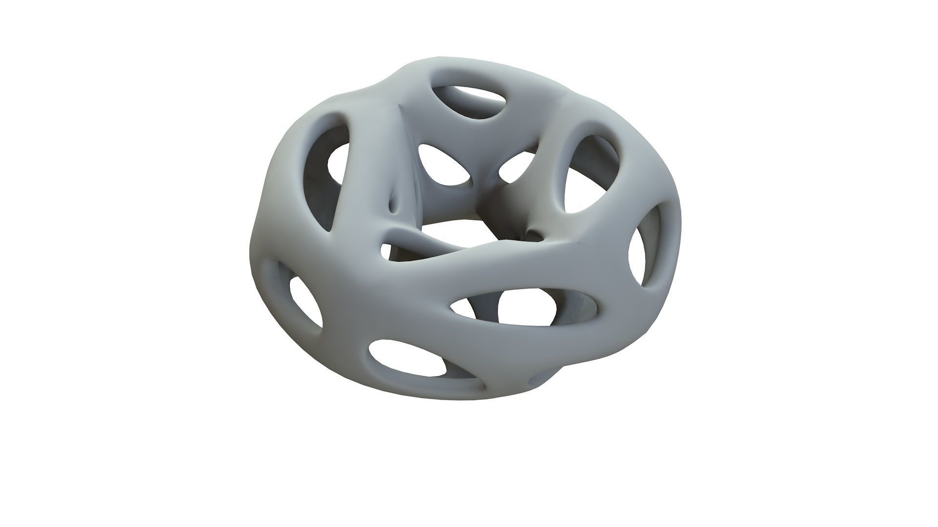 SciFi Cube Object No 66284 Low Poly Shape Low-poly 3D model_14