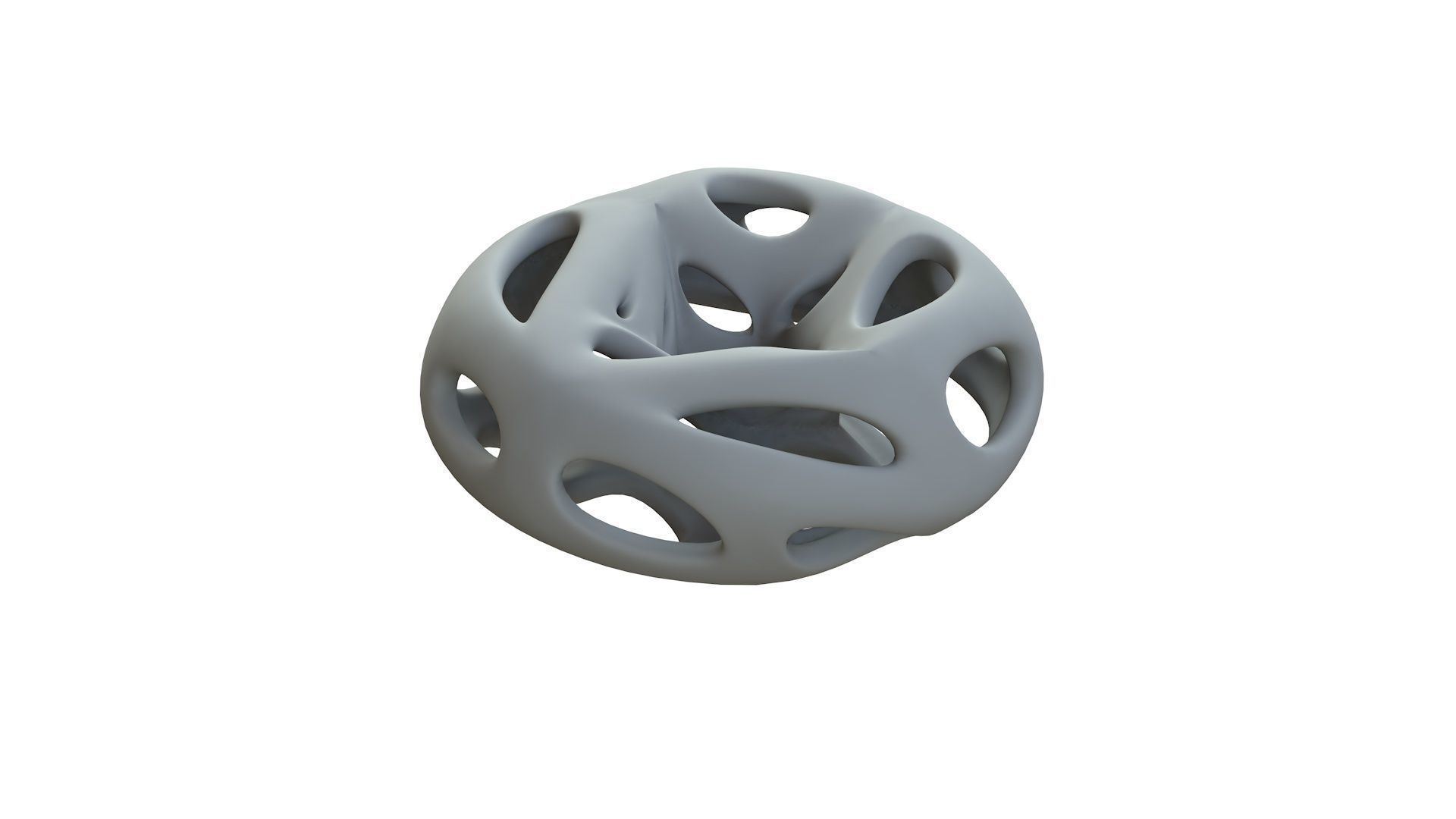 SciFi Cube Object No 66284 Low Poly Shape Low-poly 3D model_12