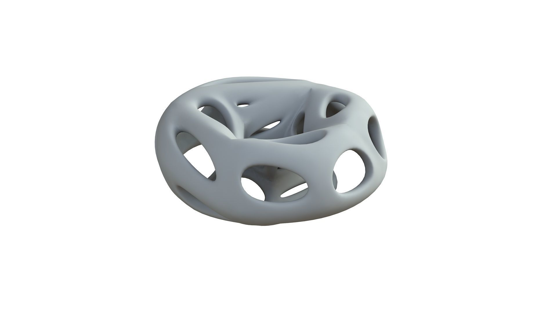 SciFi Cube Object No 66284 Low Poly Shape Low-poly 3D model_7