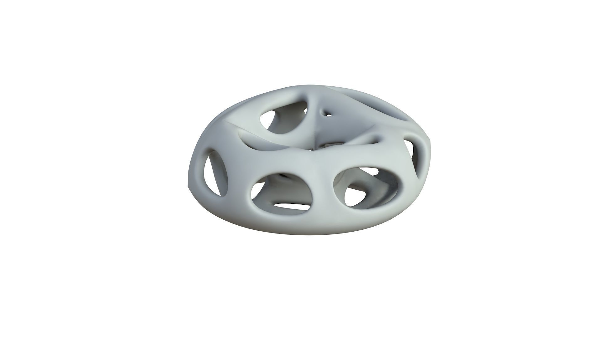 SciFi Cube Object No 66284 Low Poly Shape Low-poly 3D model_4