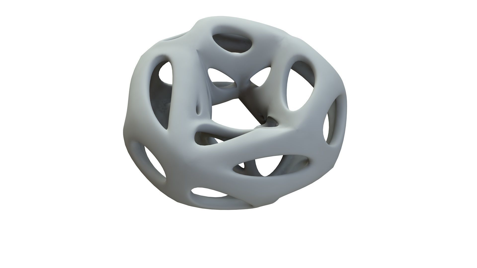 SciFi Cube Object No 66284 Low Poly Shape Low-poly 3D model_17