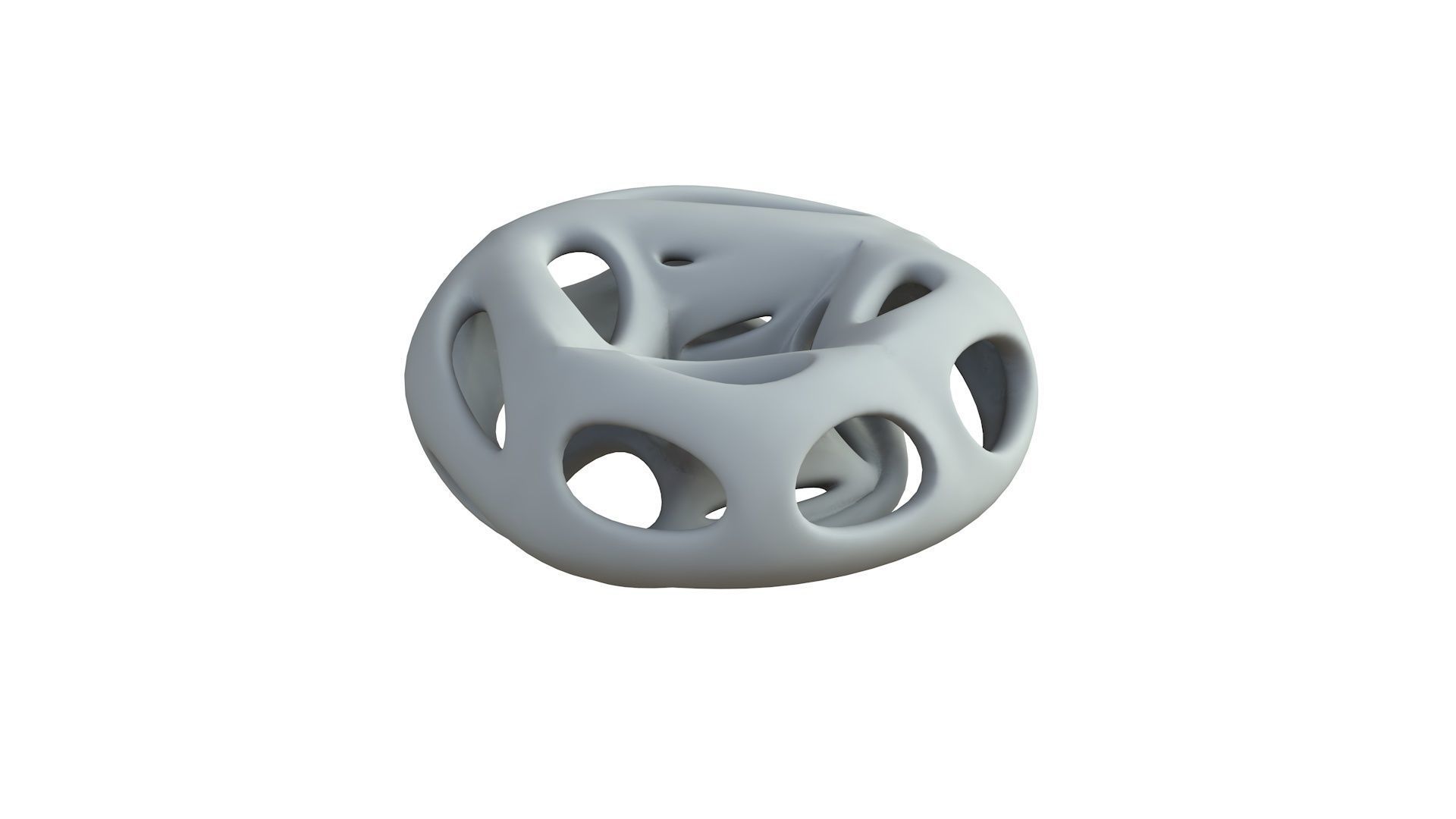 SciFi Cube Object No 66284 Low Poly Shape Low-poly 3D model_6