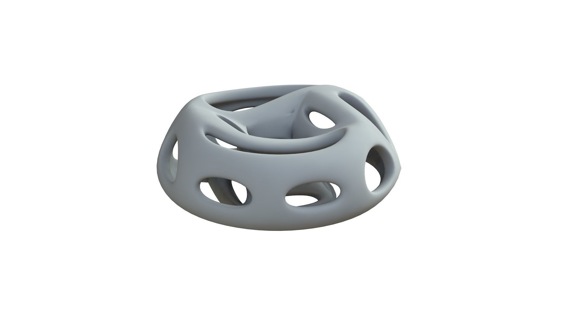 SciFi Cube Object No 66276 Low Poly Shape Low-poly 3D model_8