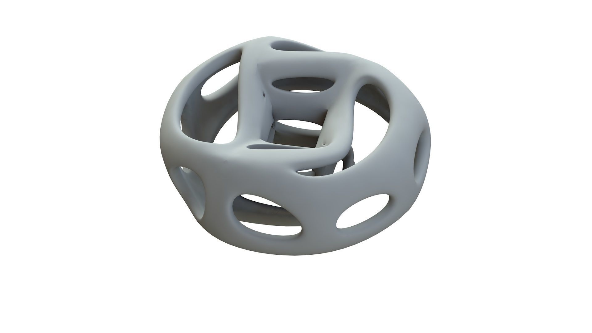 SciFi Cube Object No 66276 Low Poly Shape Low-poly 3D model_14