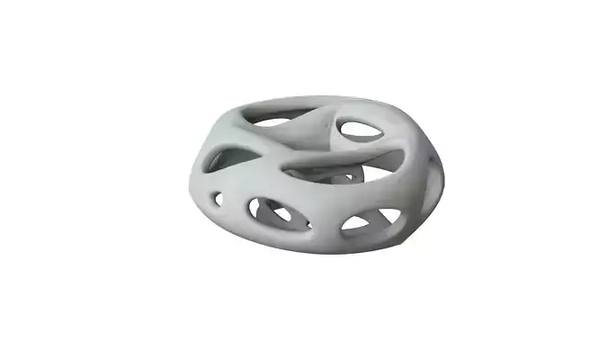 SciFi Cube Object No 66276 Low Poly Shape Low-poly 3D model