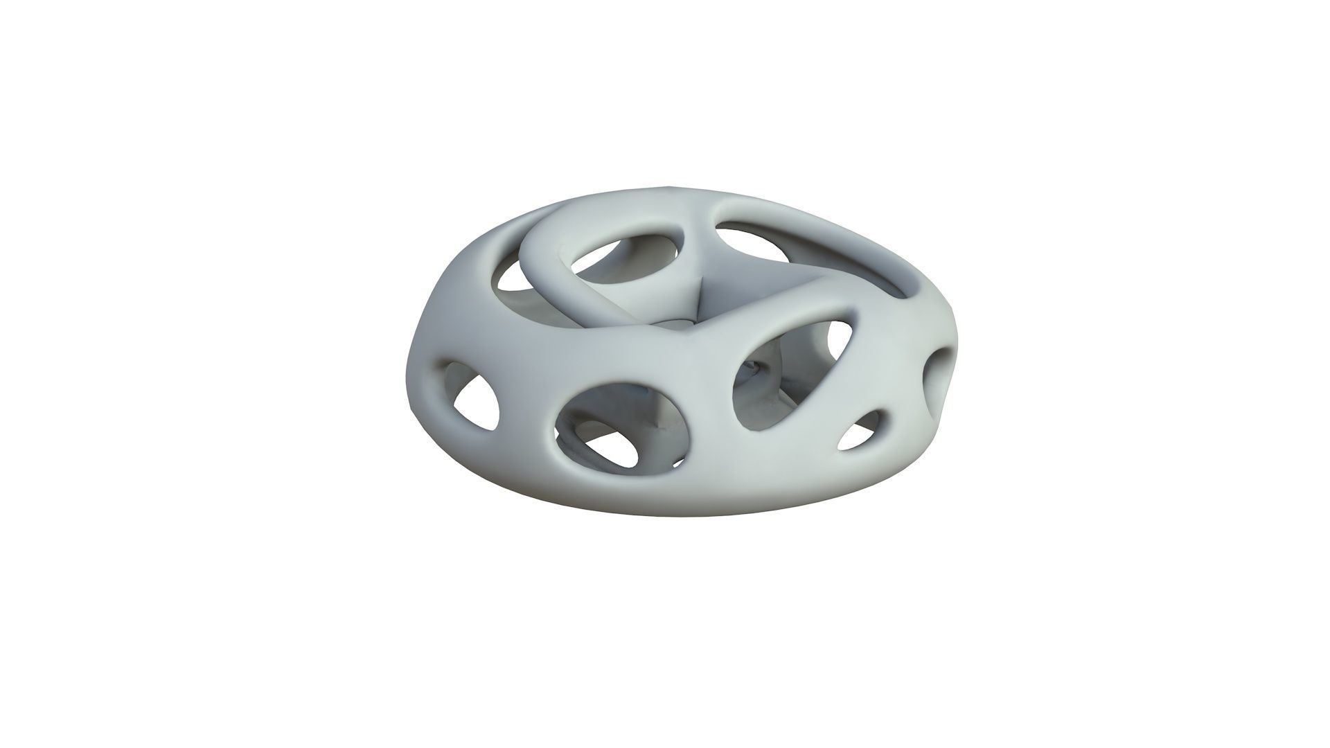 SciFi Cube Object No 66276 Low Poly Shape Low-poly 3D model_4