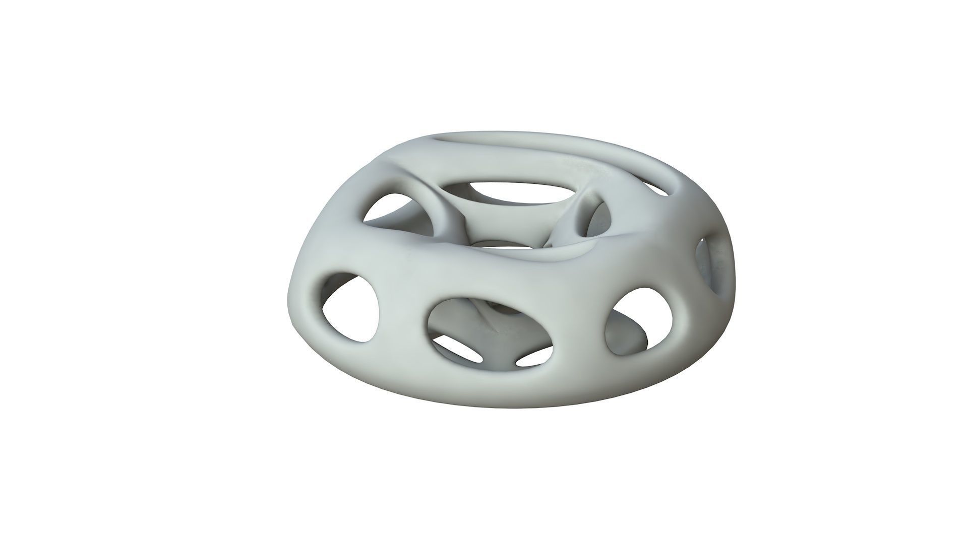 SciFi Cube Object No 66271 Low Poly Shape Low-poly 3D model_1