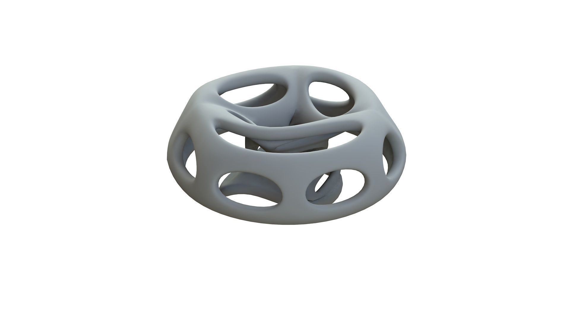 SciFi Cube Object No 66271 Low Poly Shape Low-poly 3D model_12