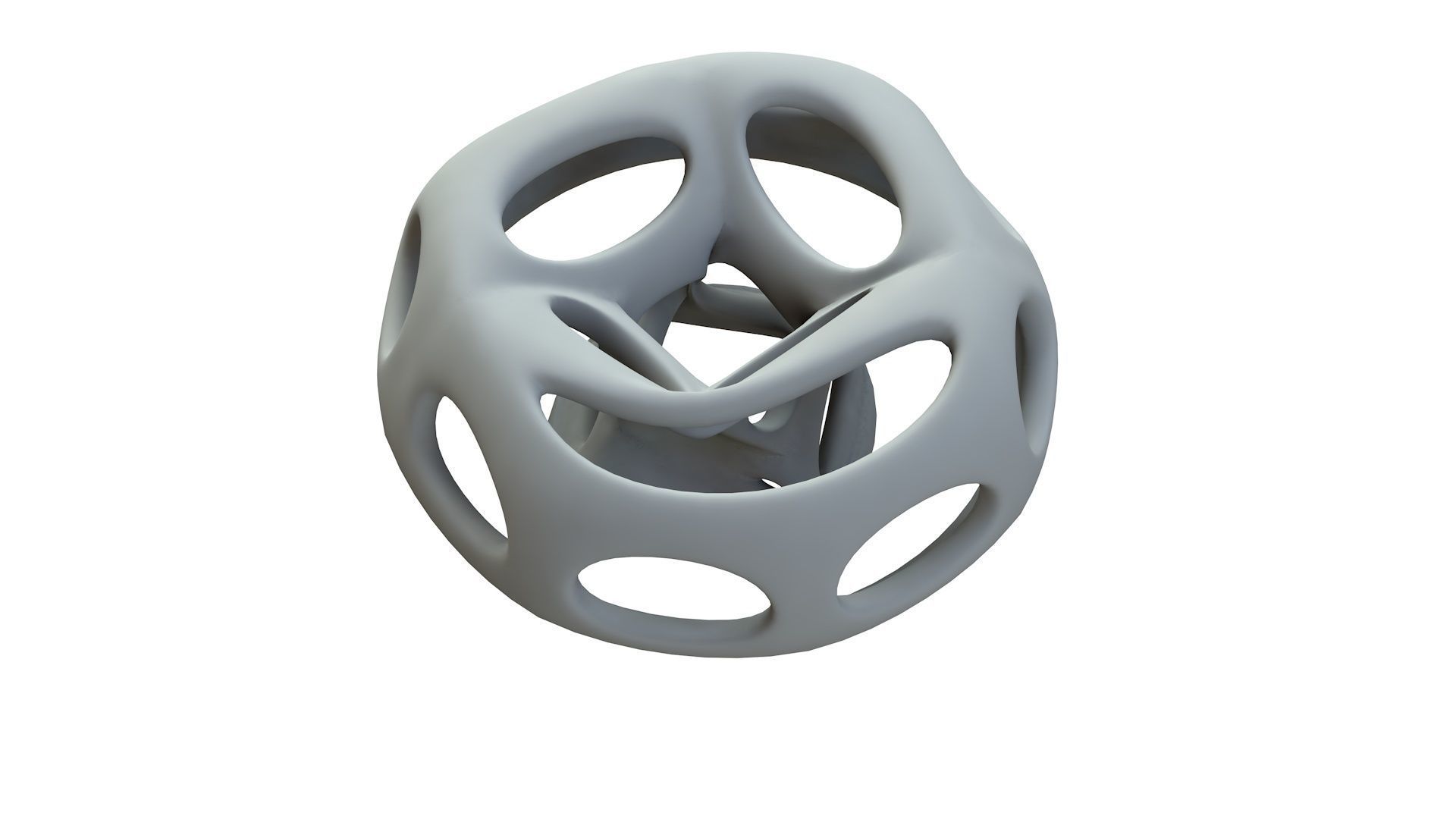 SciFi Cube Object No 66271 Low Poly Shape Low-poly 3D model_16