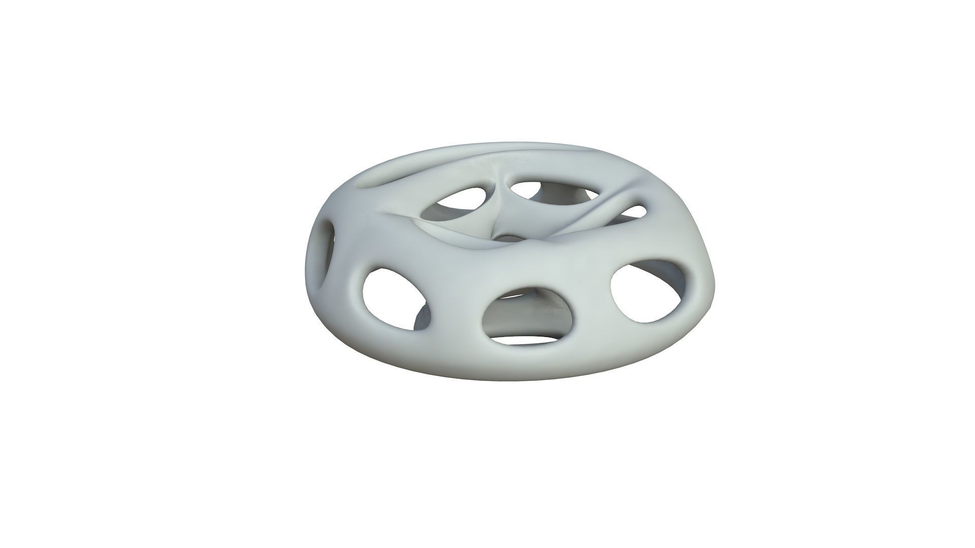 SciFi Cube Object No 66271 Low Poly Shape Low-poly 3D model_3