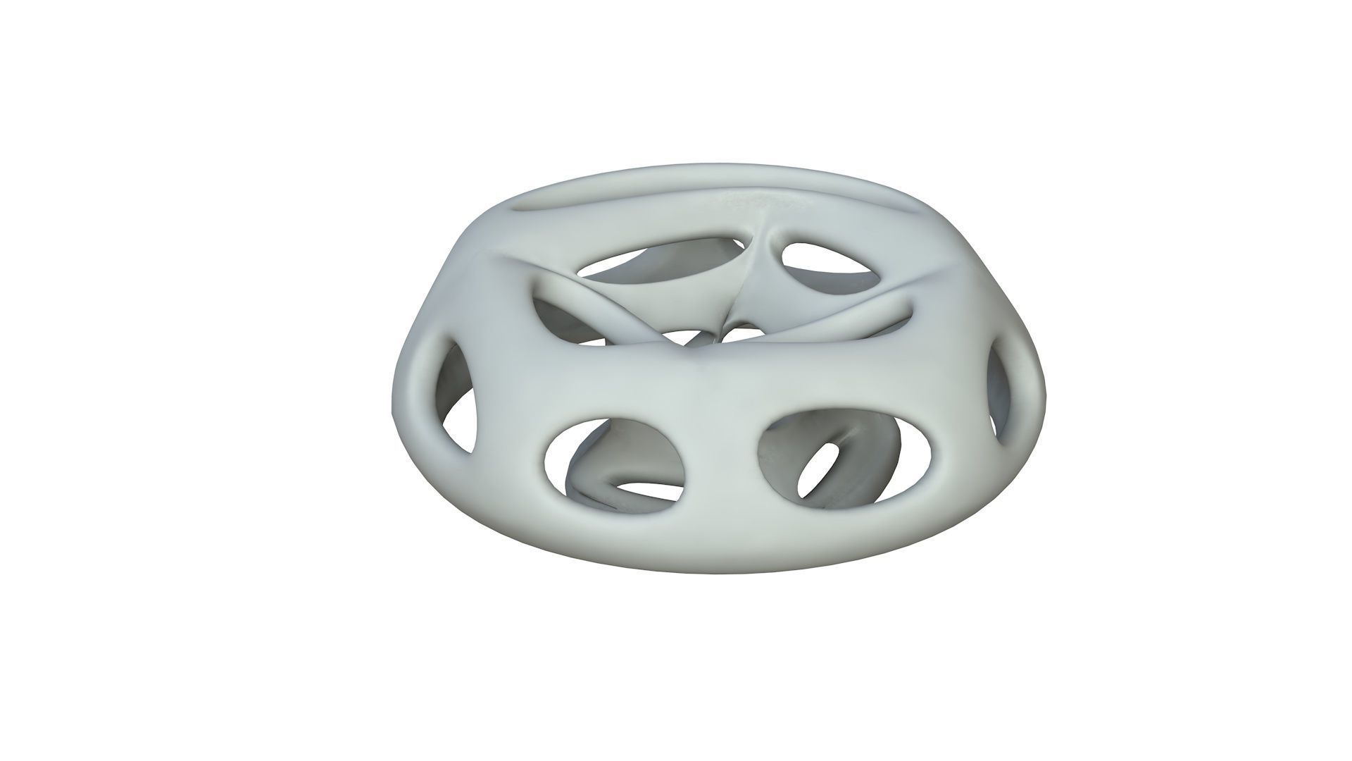 SciFi Cube Object No 66271 Low Poly Shape Low-poly 3D model_2