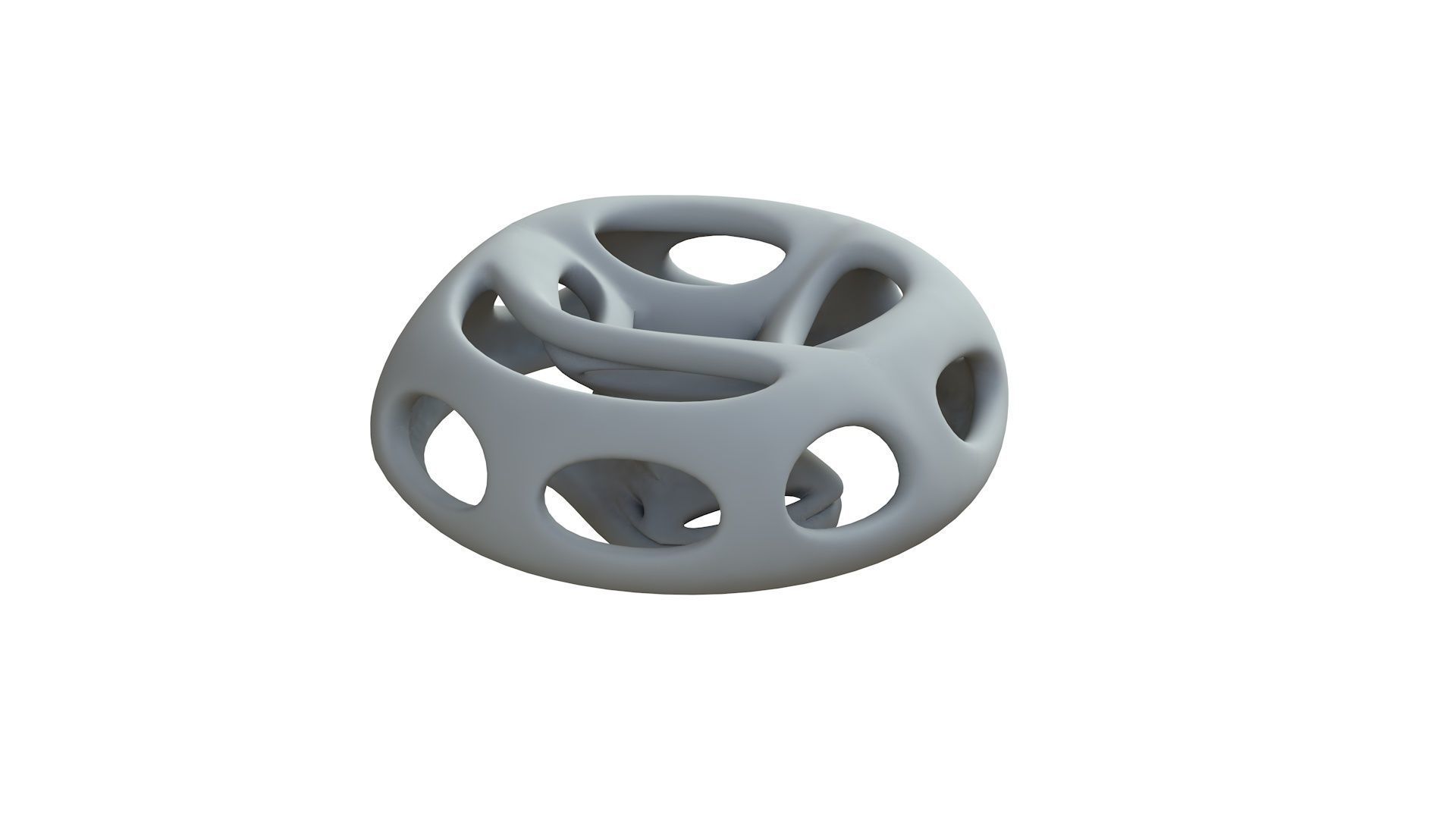 SciFi Cube Object No 66271 Low Poly Shape Low-poly 3D model_9