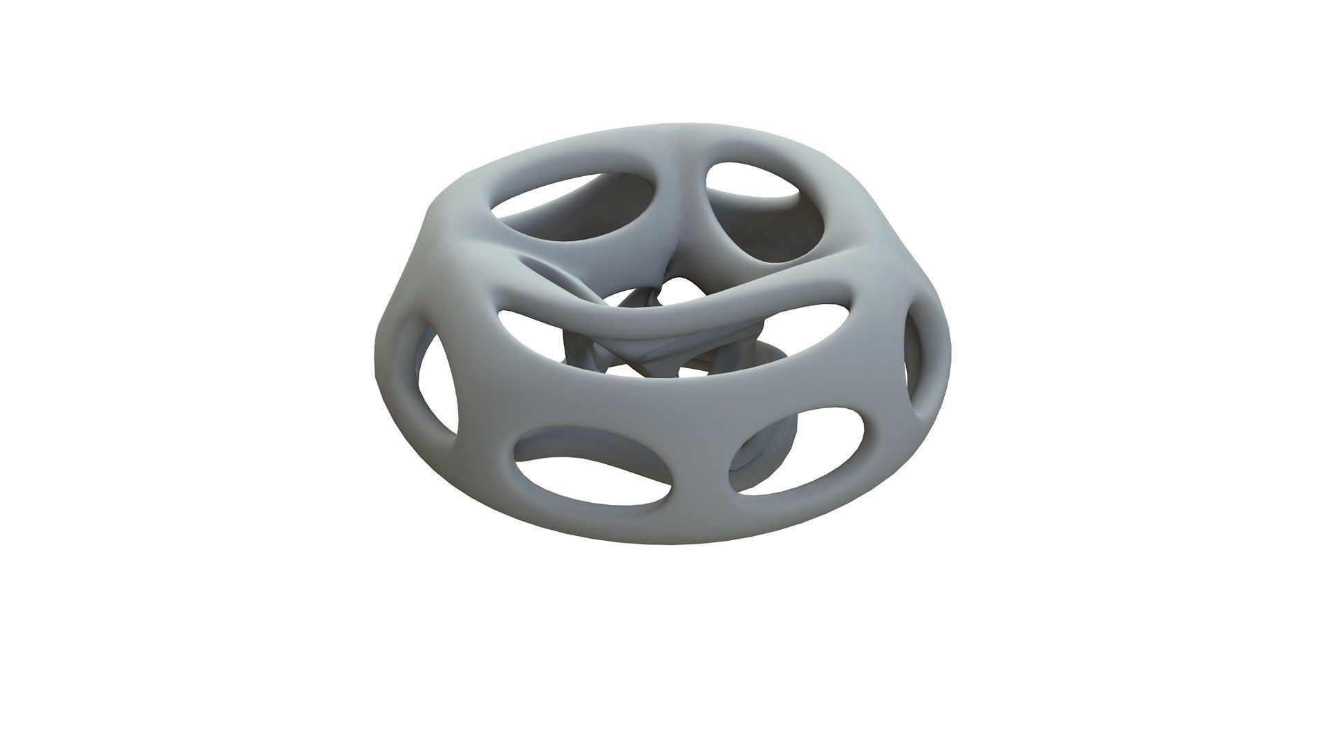 SciFi Cube Object No 66271 Low Poly Shape Low-poly 3D model_13