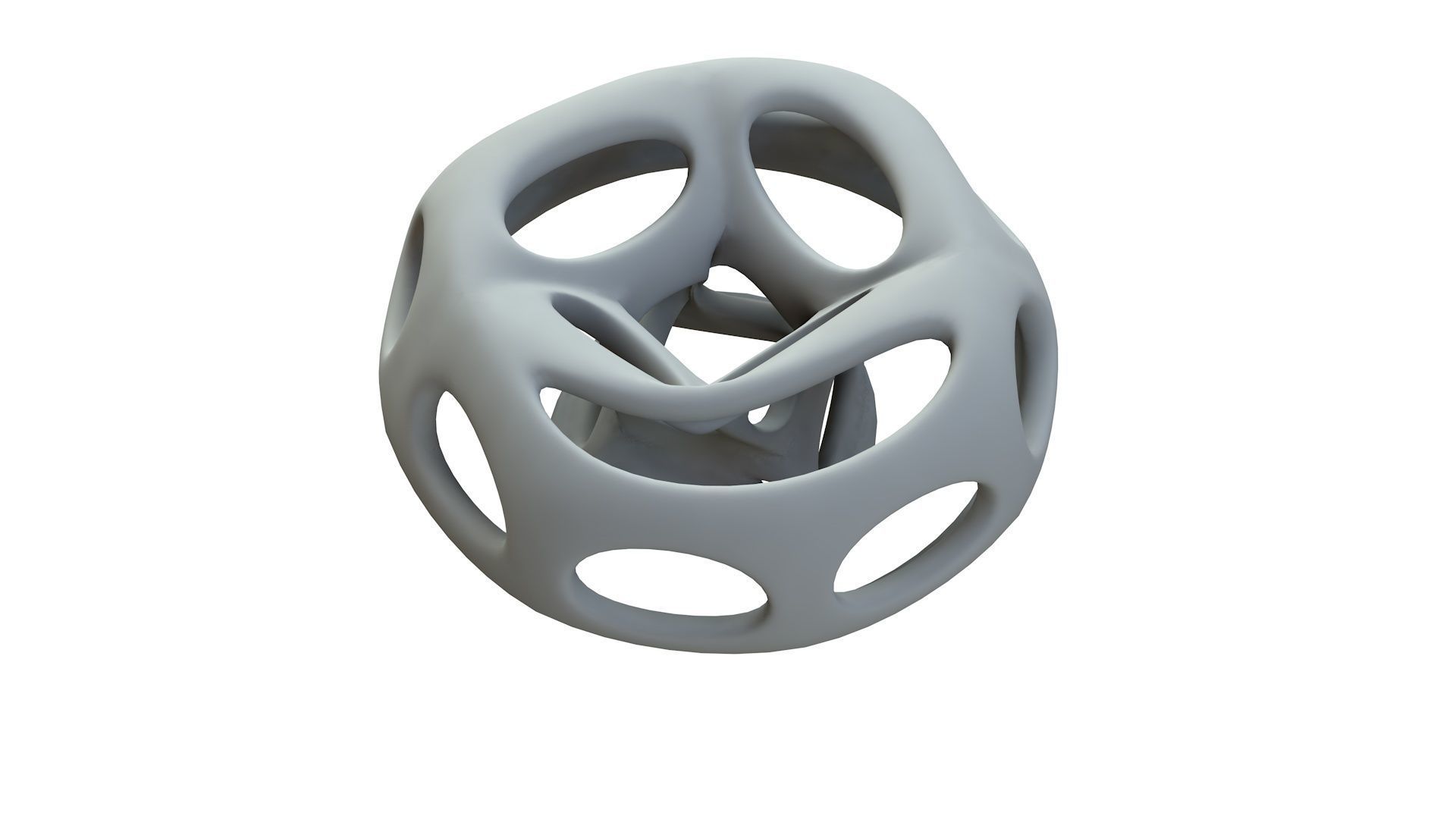 SciFi Cube Object No 66271 Low Poly Shape Low-poly 3D model_15