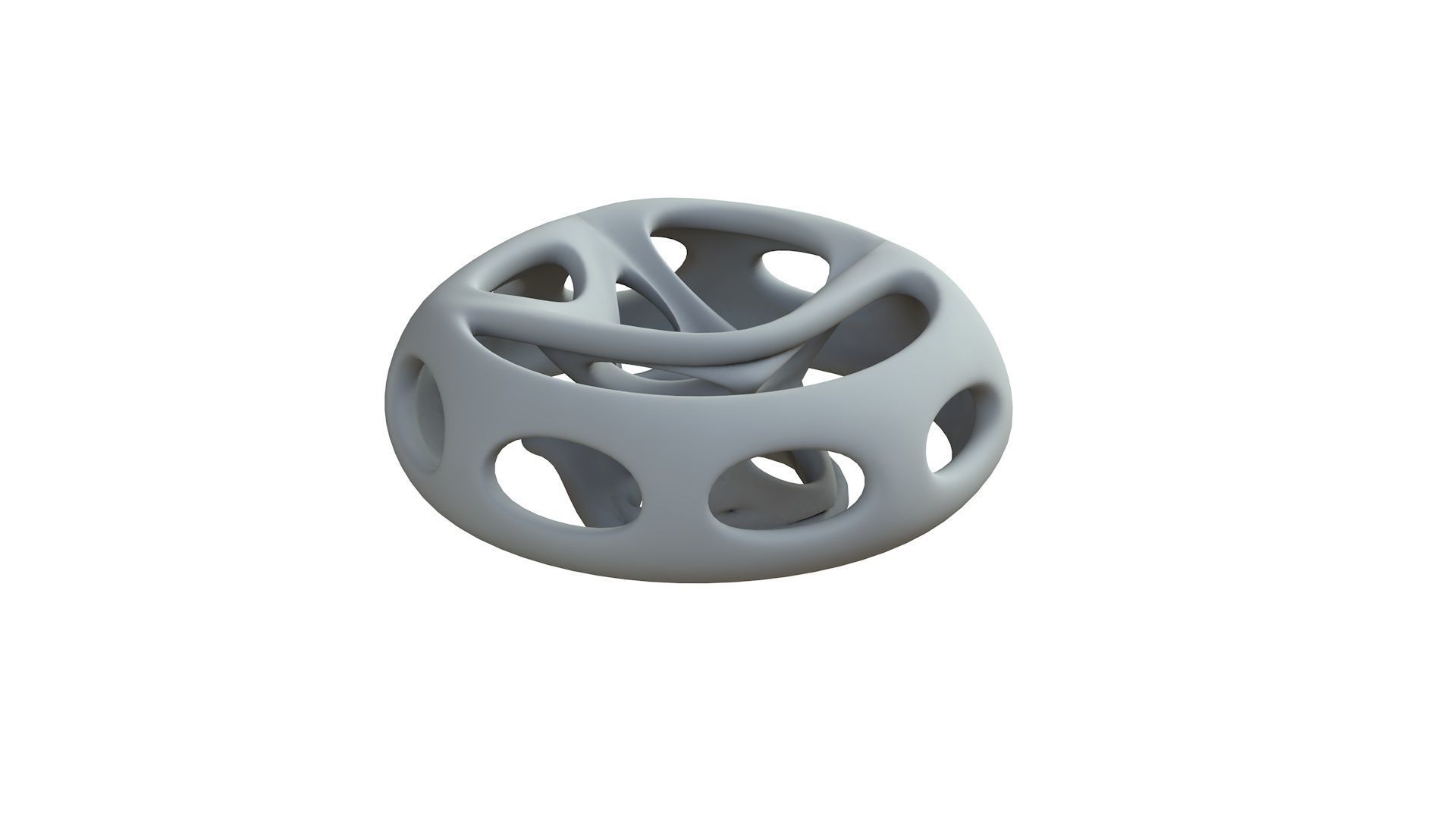 SciFi Cube Object No 66261 Low Poly Shape Low-poly 3D model_8