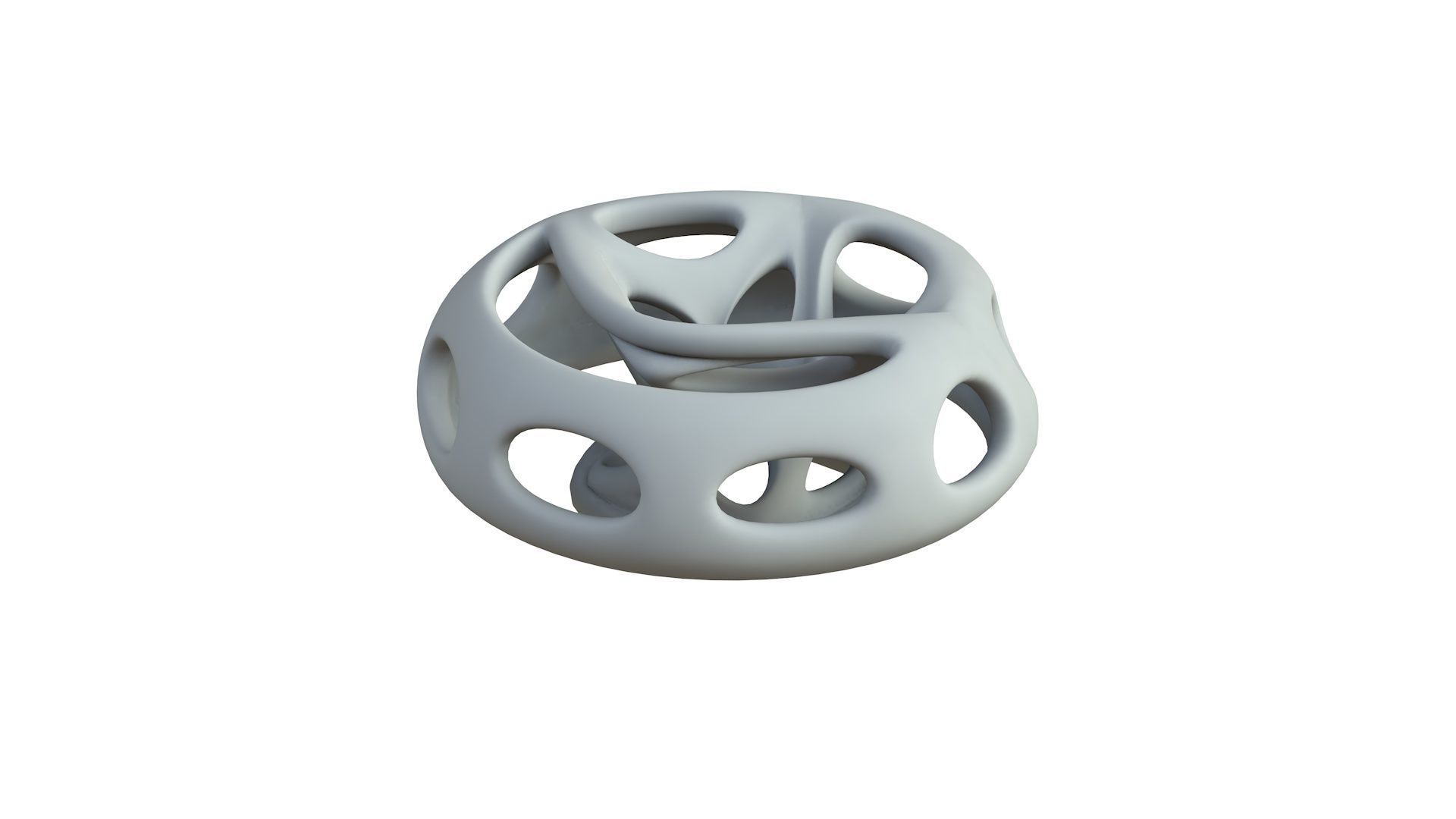 SciFi Cube Object No 66261 Low Poly Shape Low-poly 3D model_5