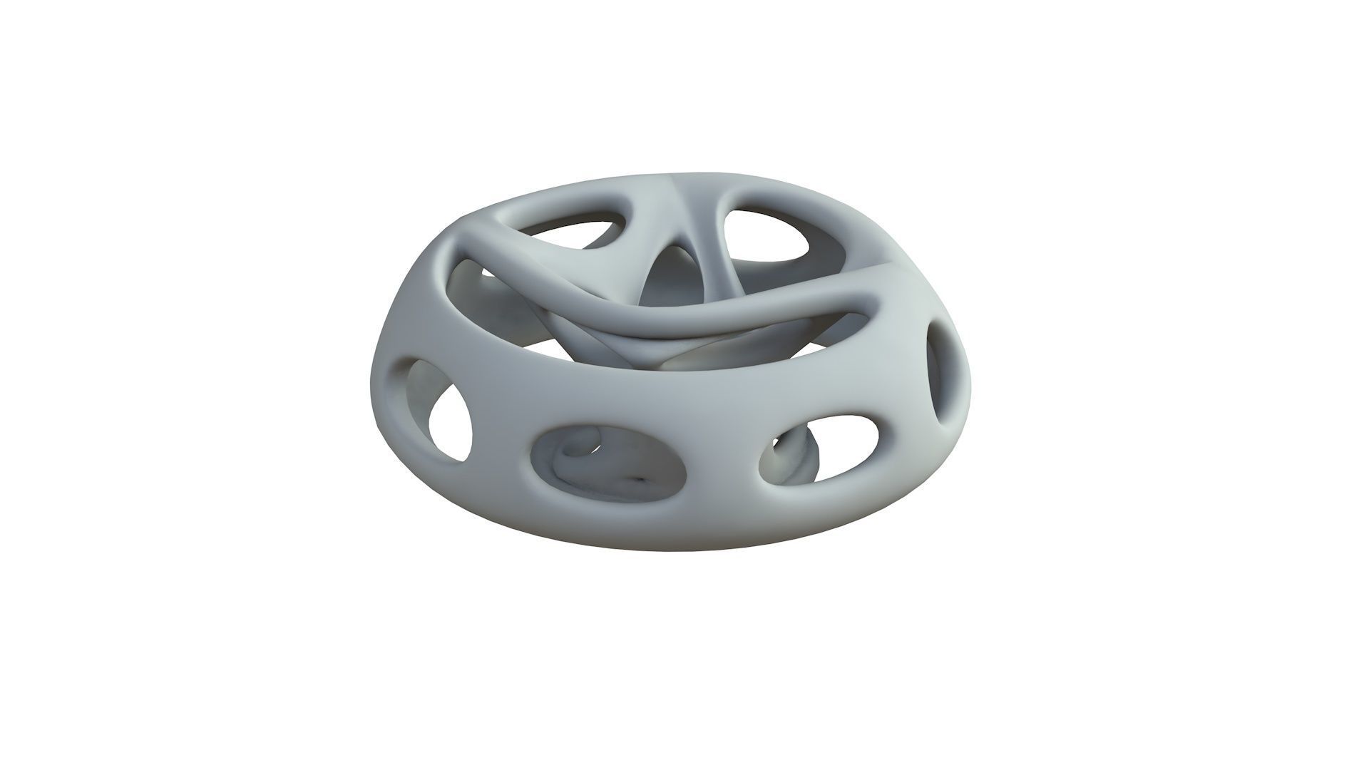 SciFi Cube Object No 66261 Low Poly Shape Low-poly 3D model_6