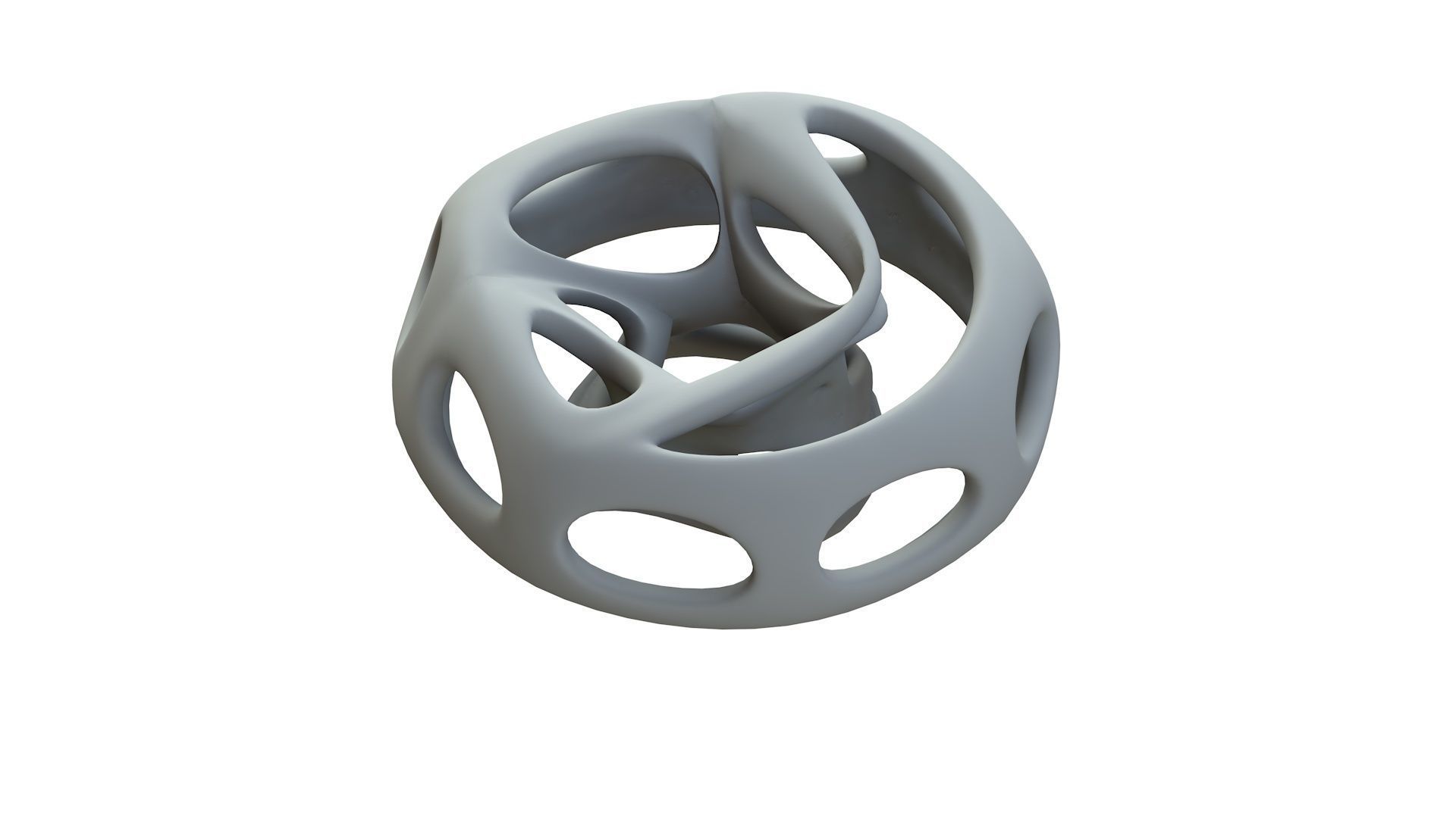 SciFi Cube Object No 66261 Low Poly Shape Low-poly 3D model_14