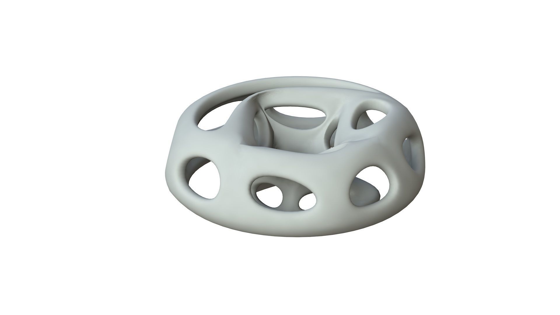 SciFi Cube Object No 66261 Low Poly Shape Low-poly 3D model_1