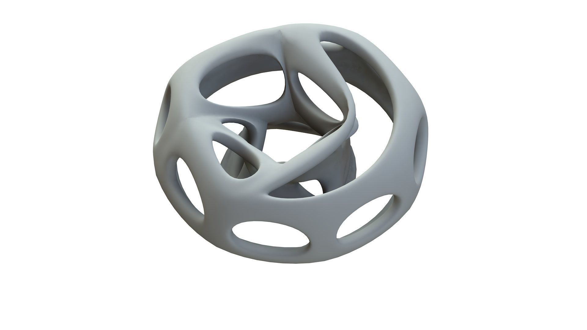 SciFi Cube Object No 66261 Low Poly Shape Low-poly 3D model_15