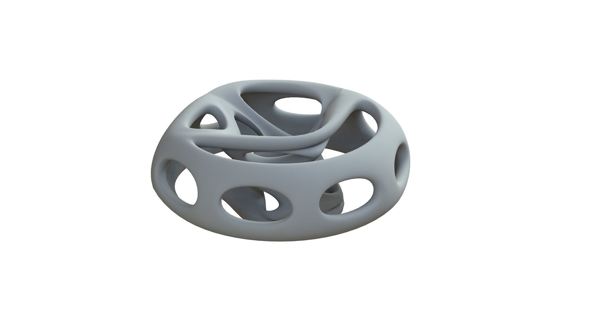 SciFi Cube Object No 66261 Low Poly Shape Low-poly 3D model_9