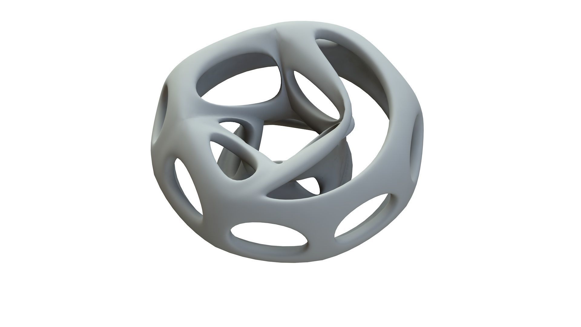 SciFi Cube Object No 66261 Low Poly Shape Low-poly 3D model_16