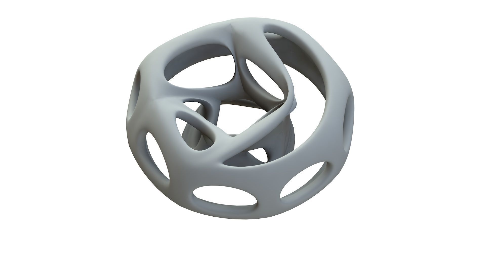 SciFi Cube Object No 66261 Low Poly Shape Low-poly 3D model_17