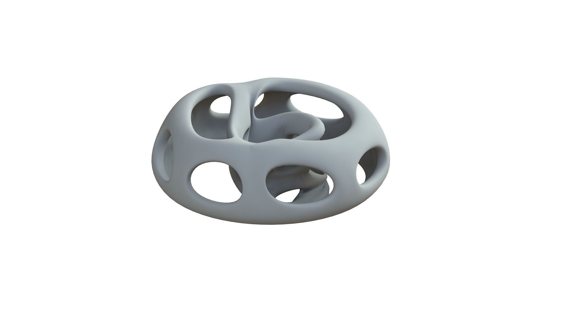 SciFi Cube Object No 66238 Low Poly Shape Low-poly 3D model_8