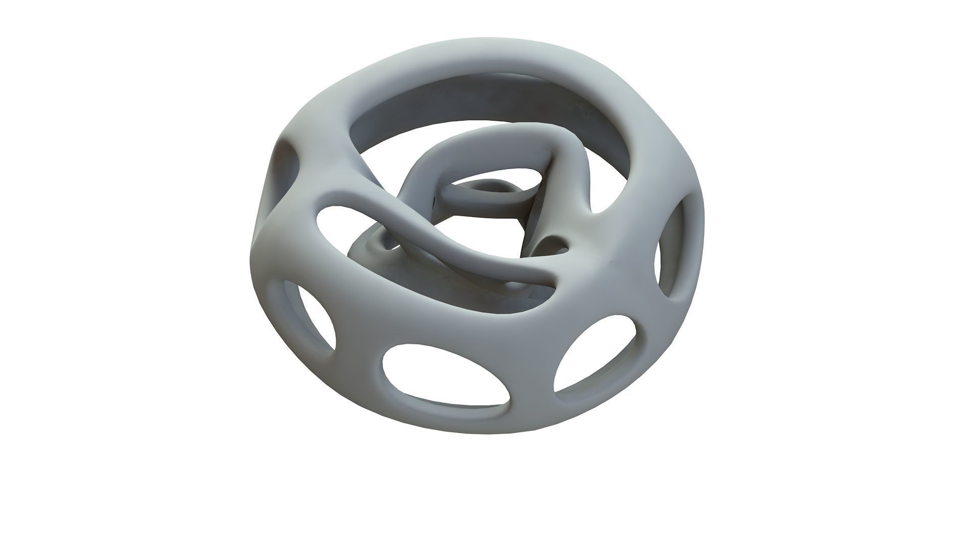 SciFi Cube Object No 66238 Low Poly Shape Low-poly 3D model_15