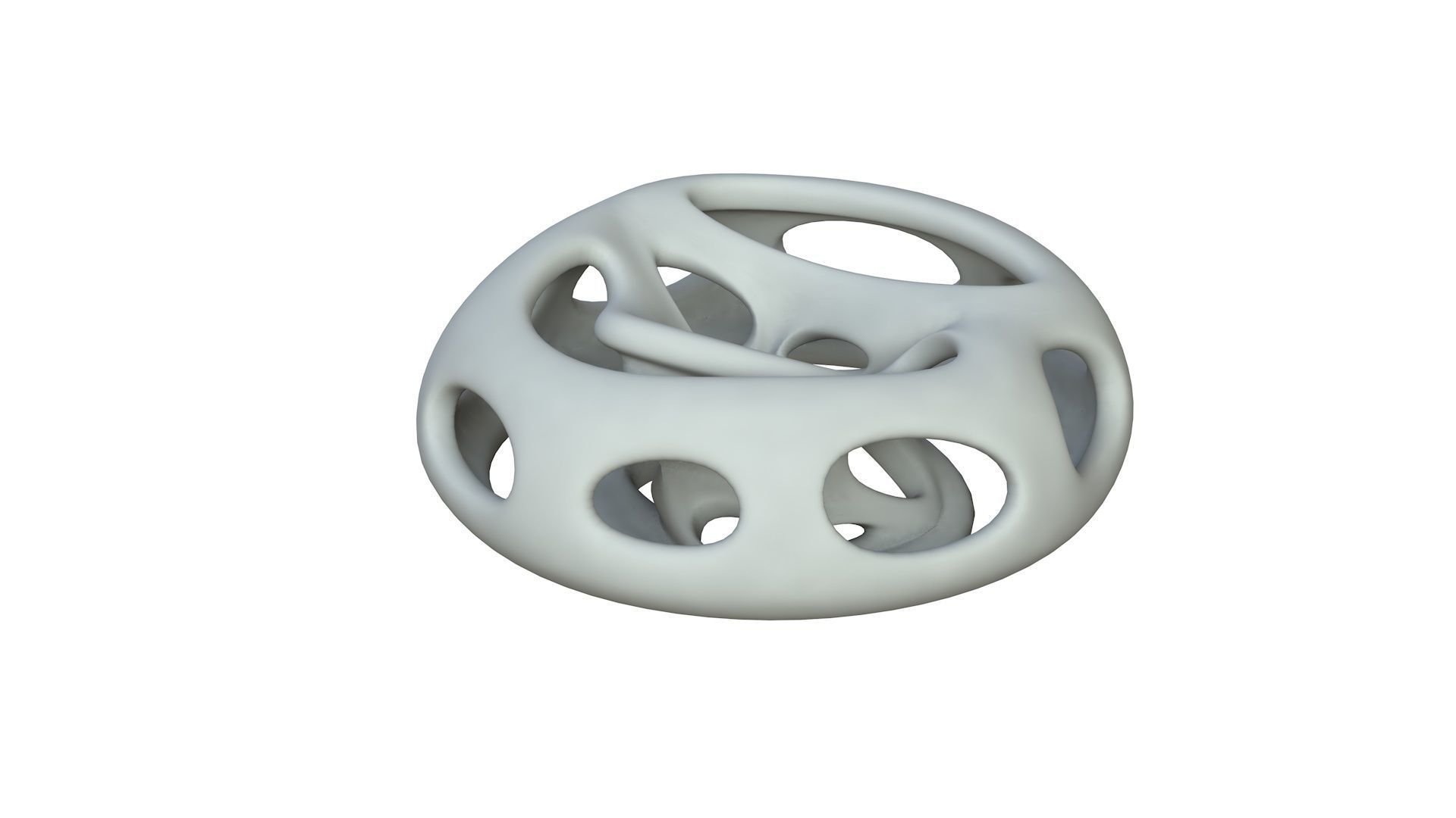 SciFi Cube Object No 66238 Low Poly Shape Low-poly 3D model_2