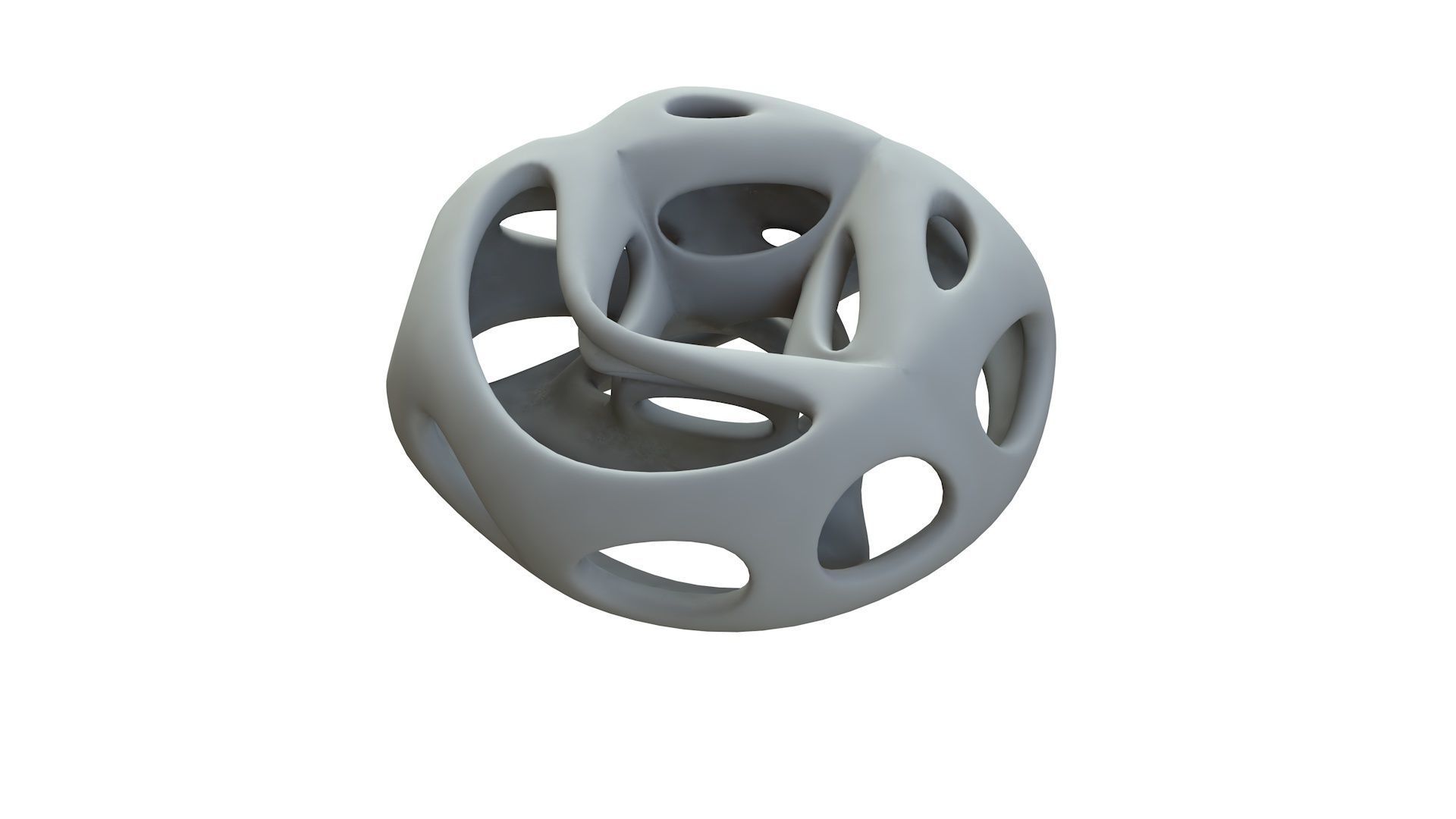 SciFi Cube Object No 66212 Low Poly Shape Low-poly 3D model_14