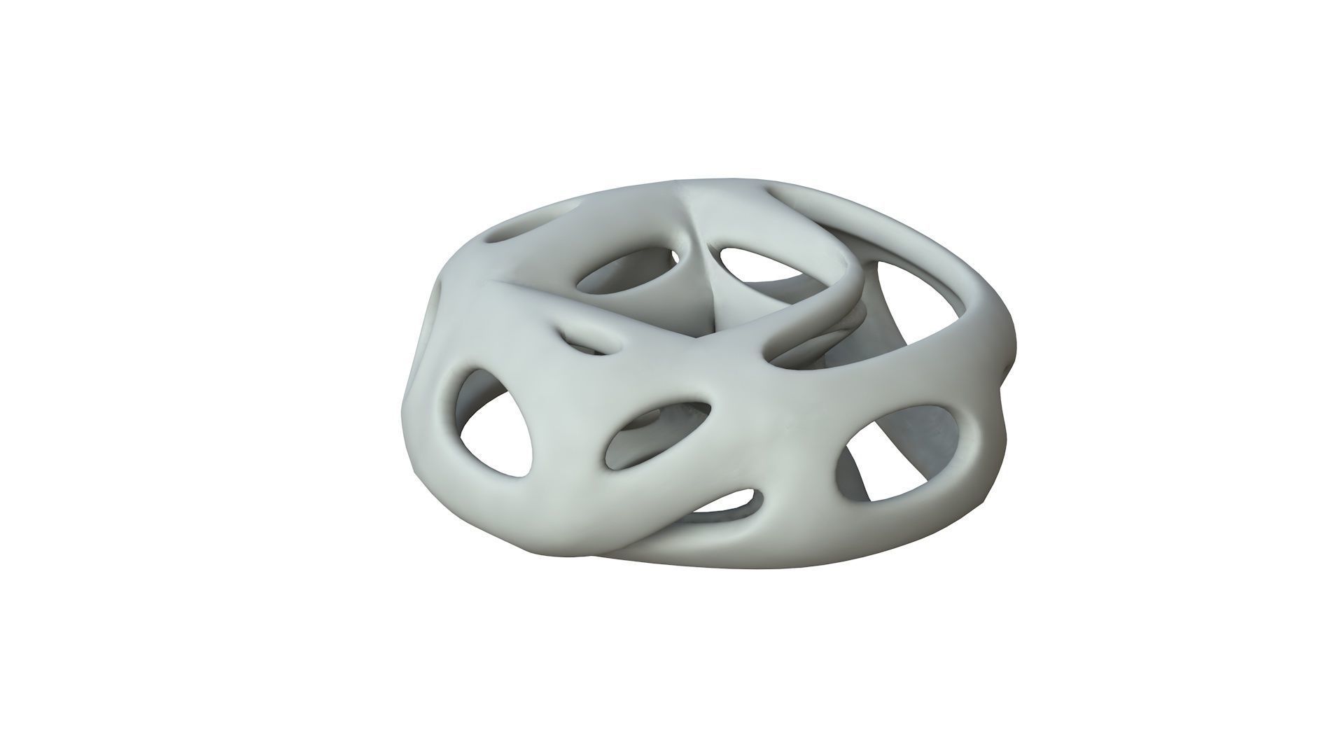 SciFi Cube Object No 66212 Low Poly Shape Low-poly 3D model_1