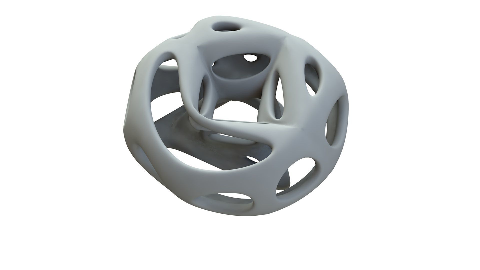 SciFi Cube Object No 66212 Low Poly Shape Low-poly 3D model_17