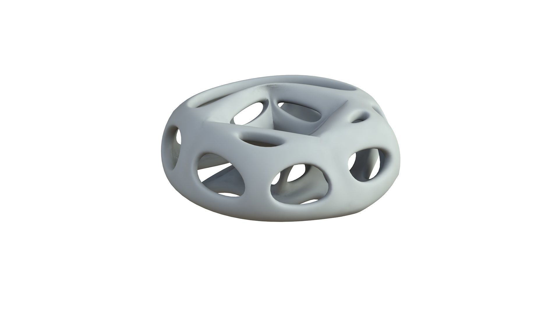 SciFi Cube Object No 66212 Low Poly Shape Low-poly 3D model_5