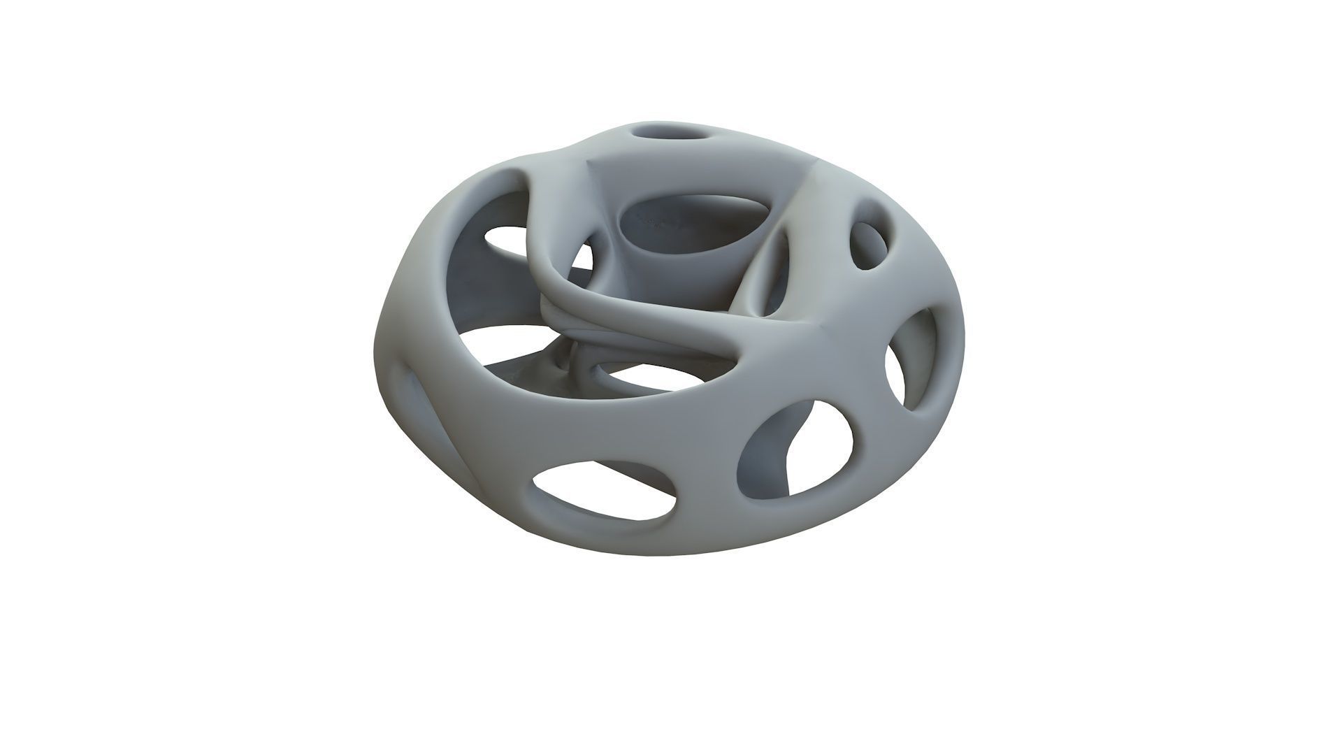 SciFi Cube Object No 66212 Low Poly Shape Low-poly 3D model_13