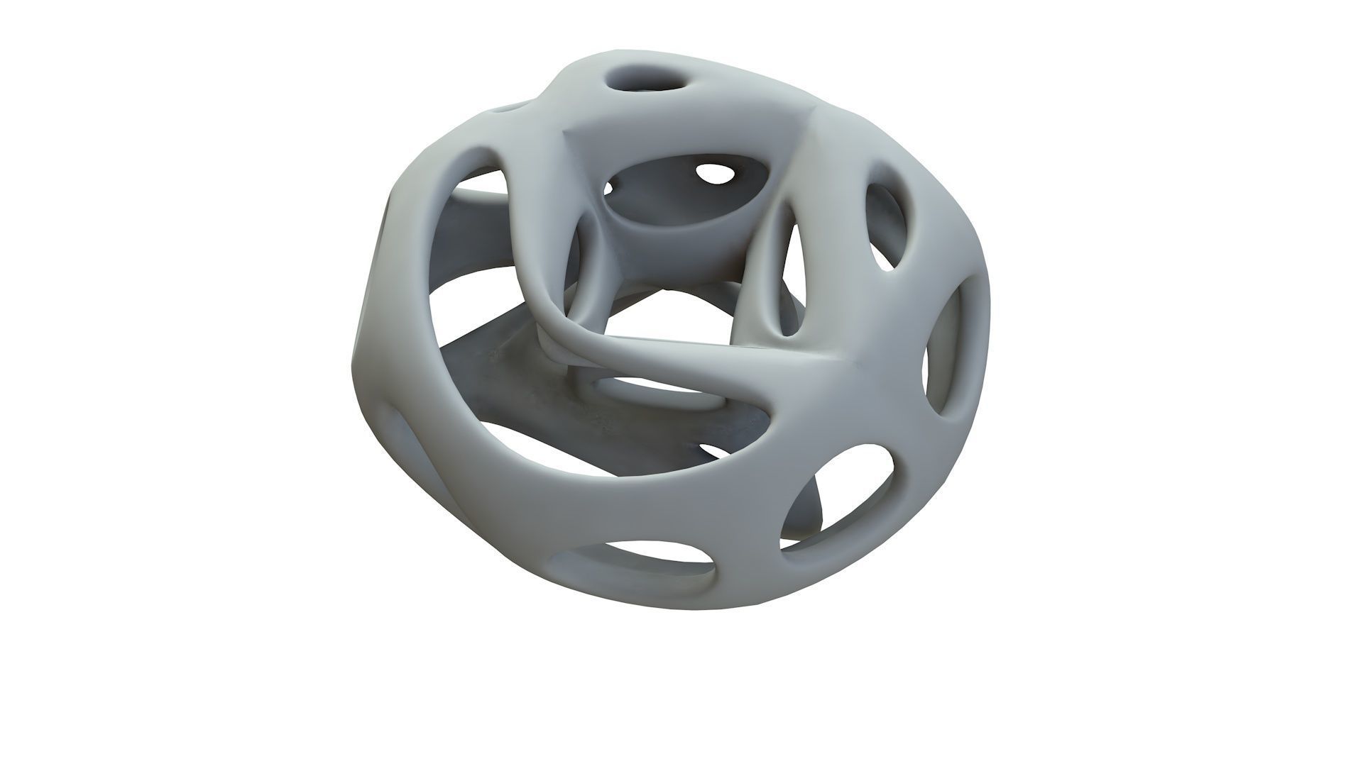 SciFi Cube Object No 66212 Low Poly Shape Low-poly 3D model_15