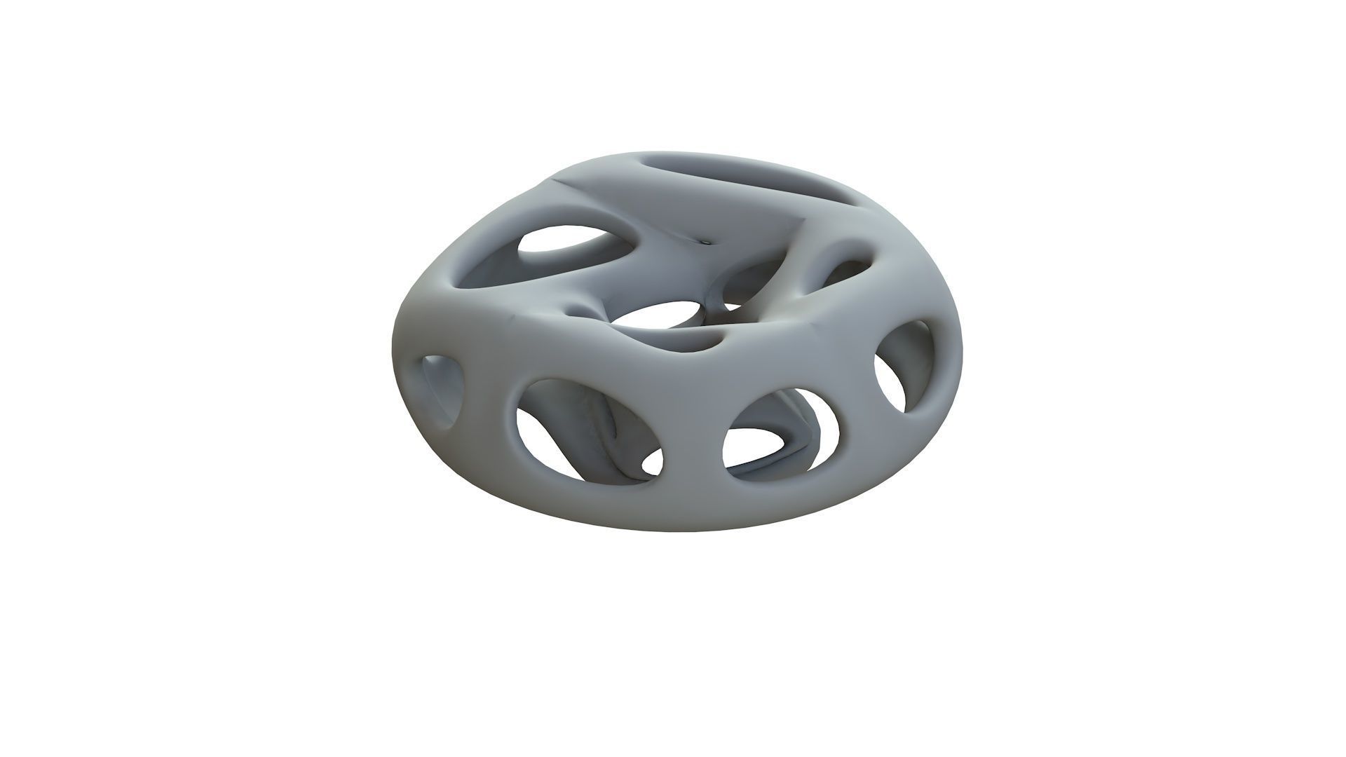 SciFi Cube Object No 66124 Low Poly Shape Low-poly 3D model_12