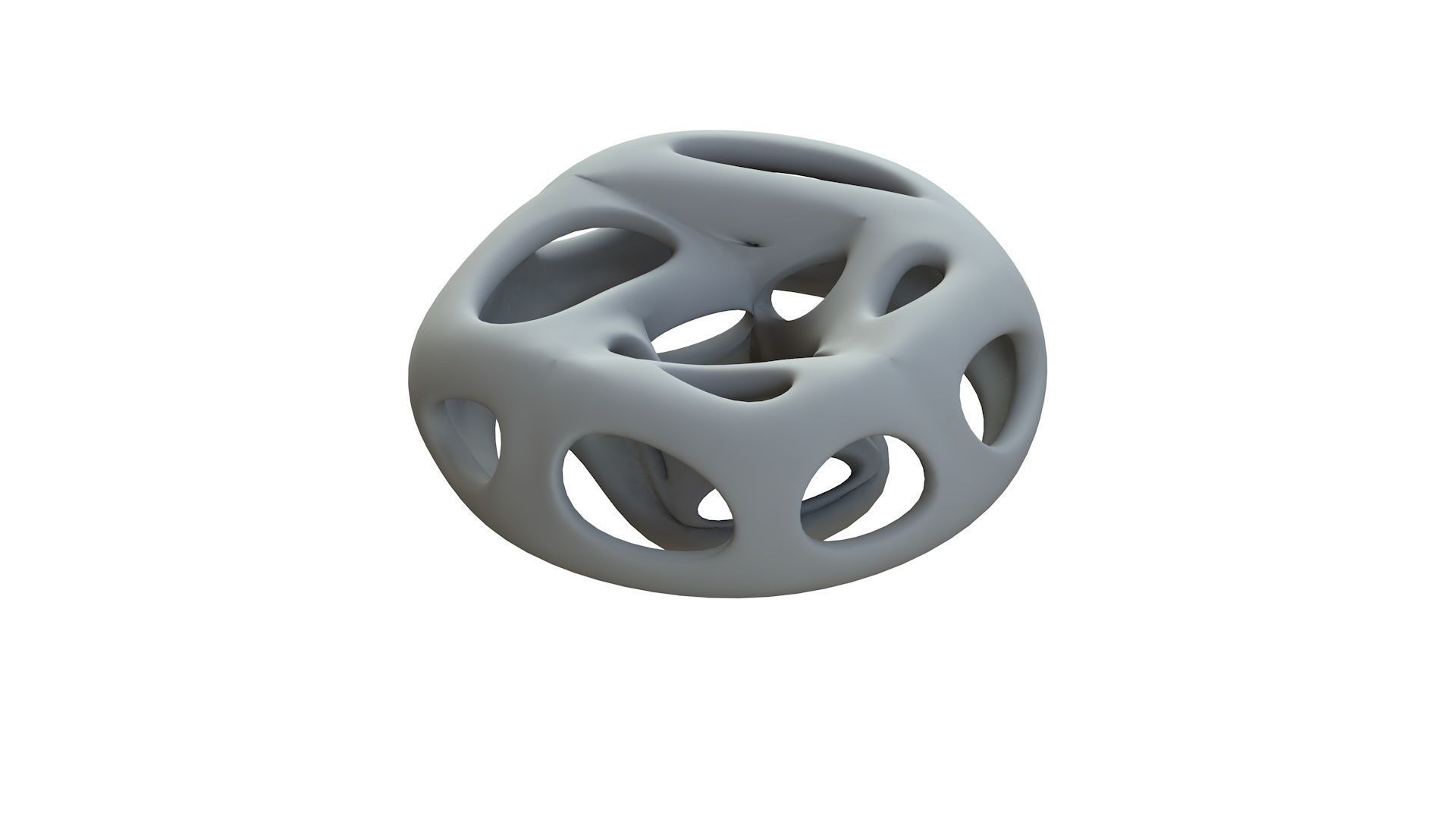 SciFi Cube Object No 66124 Low Poly Shape Low-poly 3D model_13