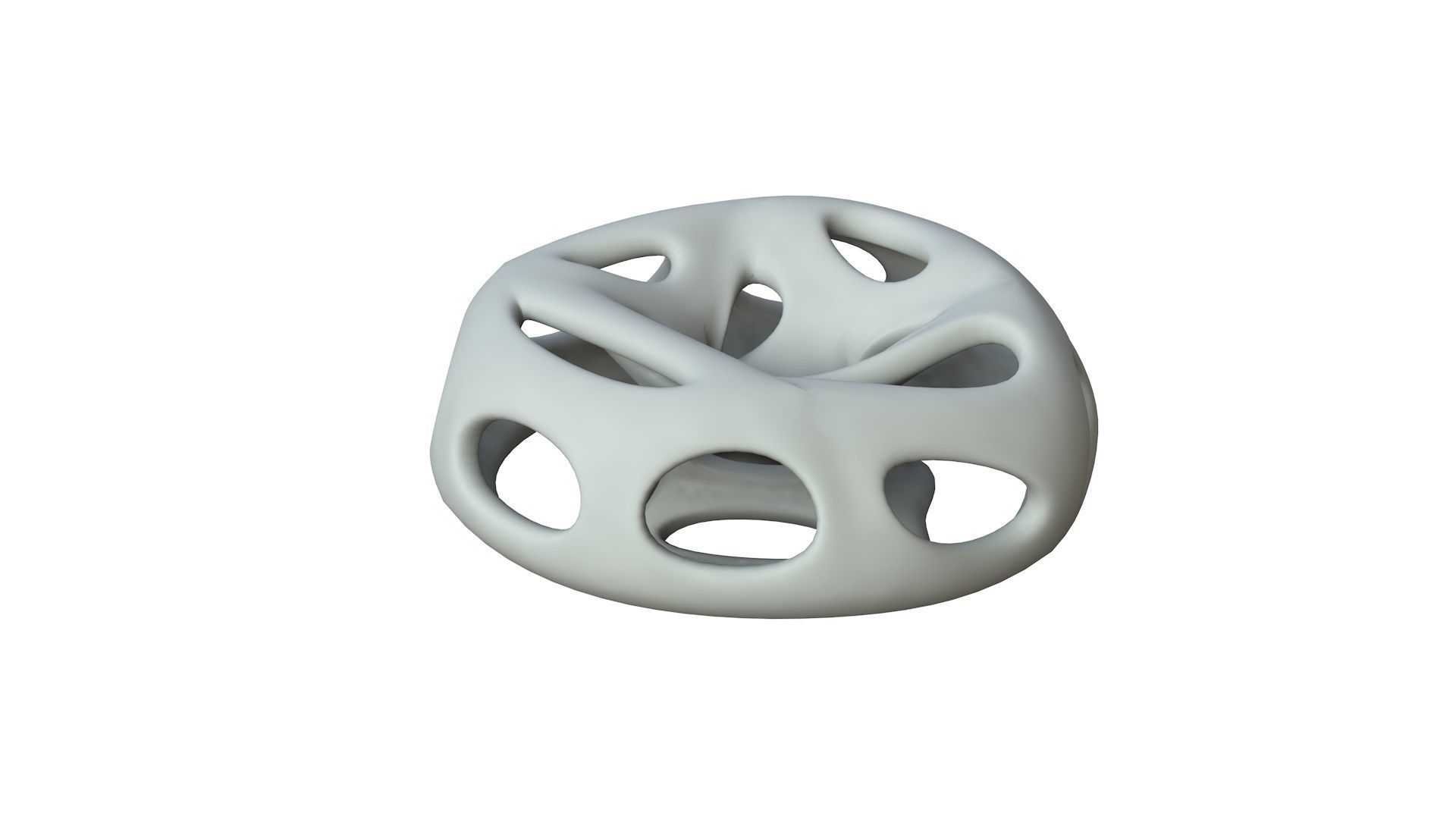 SciFi Cube Object No 66124 Low Poly Shape Low-poly 3D model_1