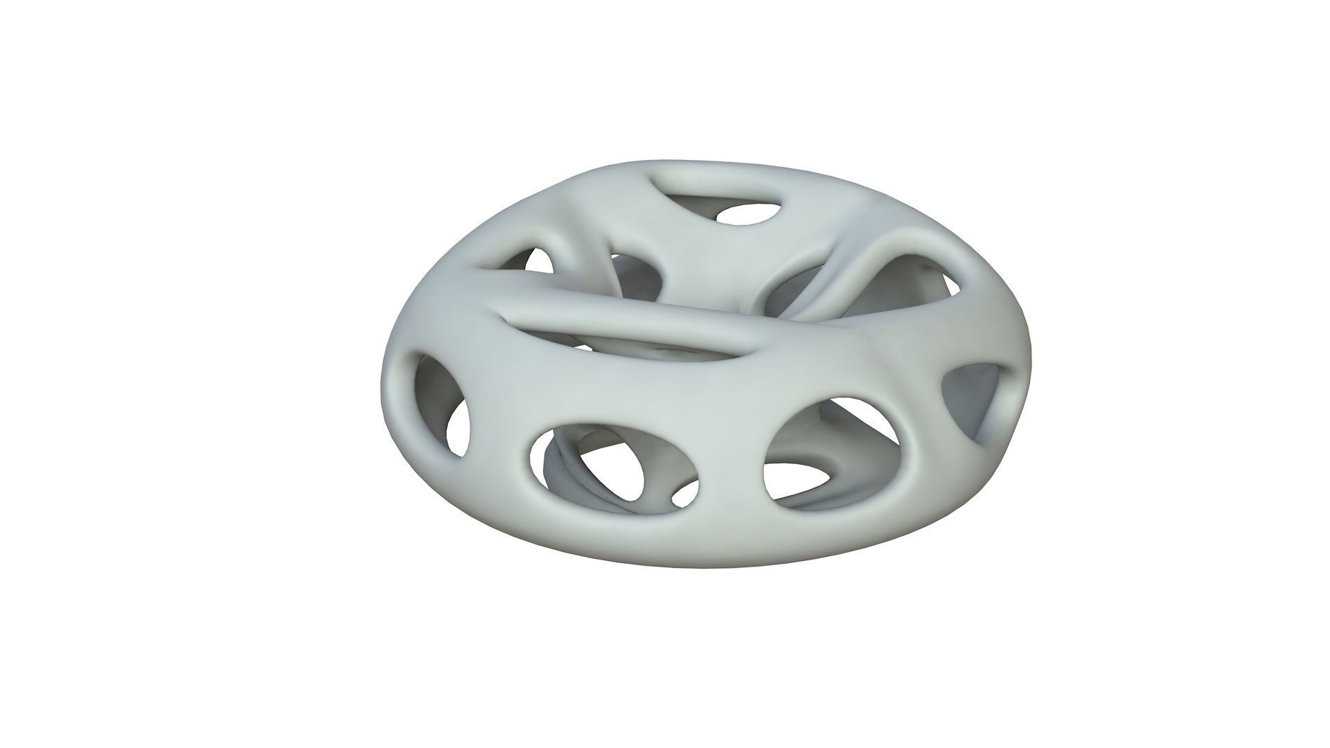 SciFi Cube Object No 66124 Low Poly Shape Low-poly 3D model_2