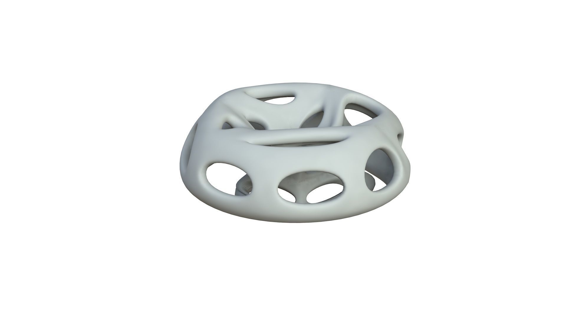 SciFi Cube Object No 66124 Low Poly Shape Low-poly 3D model_3