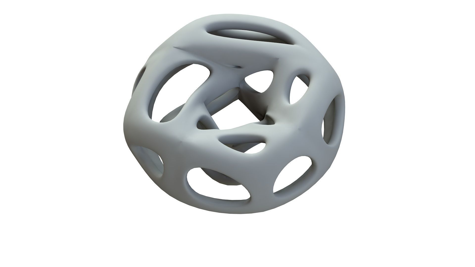 SciFi Cube Object No 66124 Low Poly Shape Low-poly 3D model_17