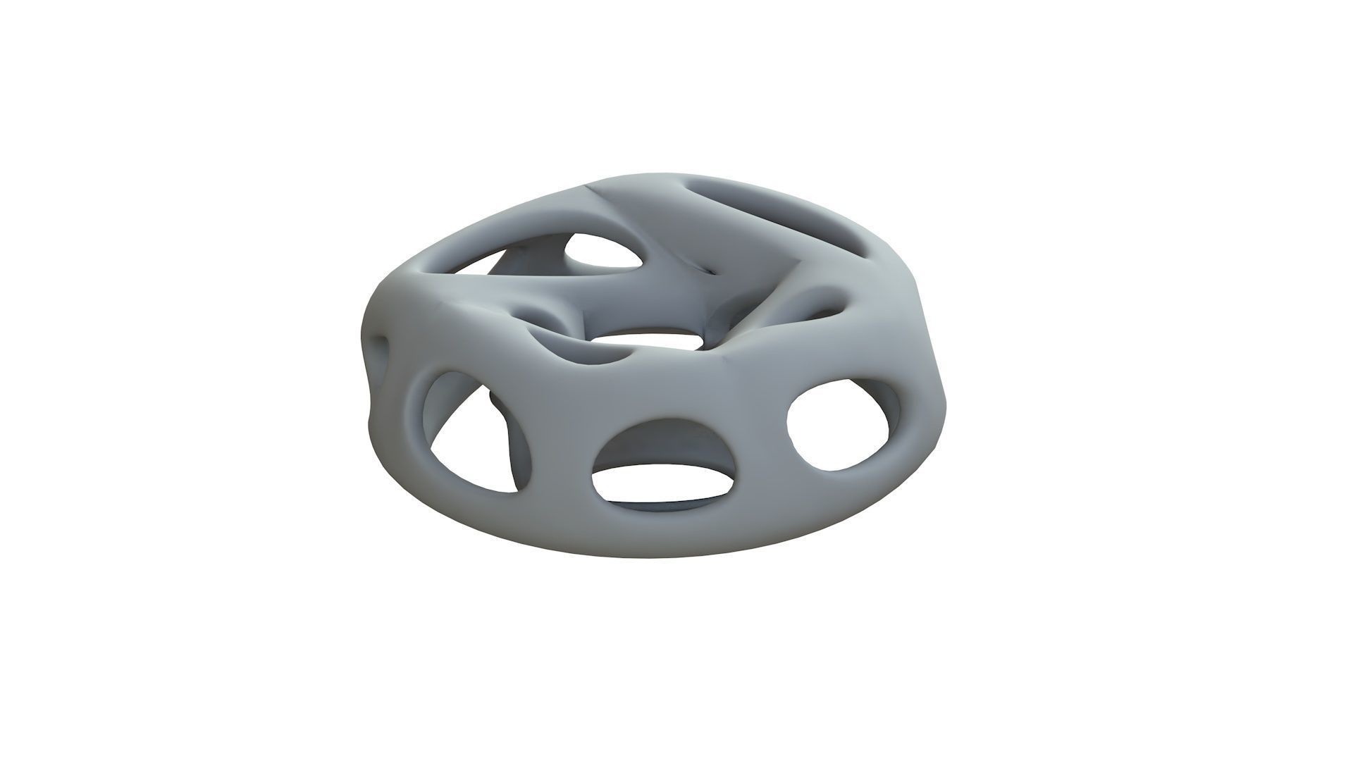 SciFi Cube Object No 66124 Low Poly Shape Low-poly 3D model_10