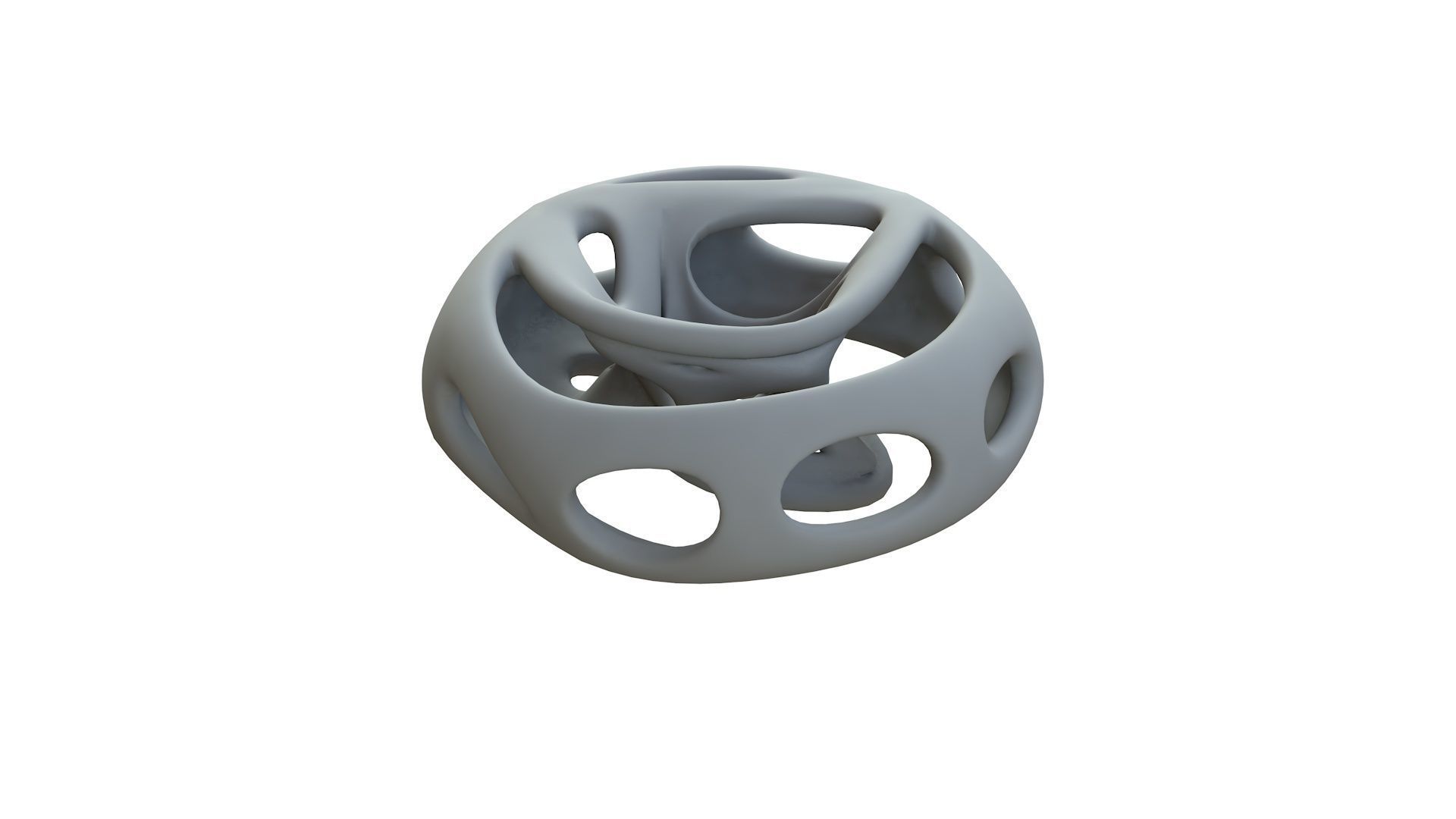 SciFi Cube Object No 65969 Low Poly Shape Low-poly 3D model_12