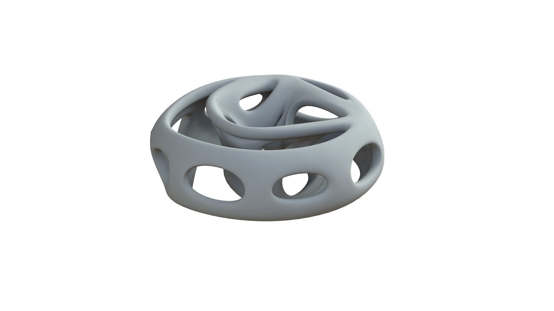 SciFi Cube Object No 65969 Low Poly Shape Low-poly 3D model_8